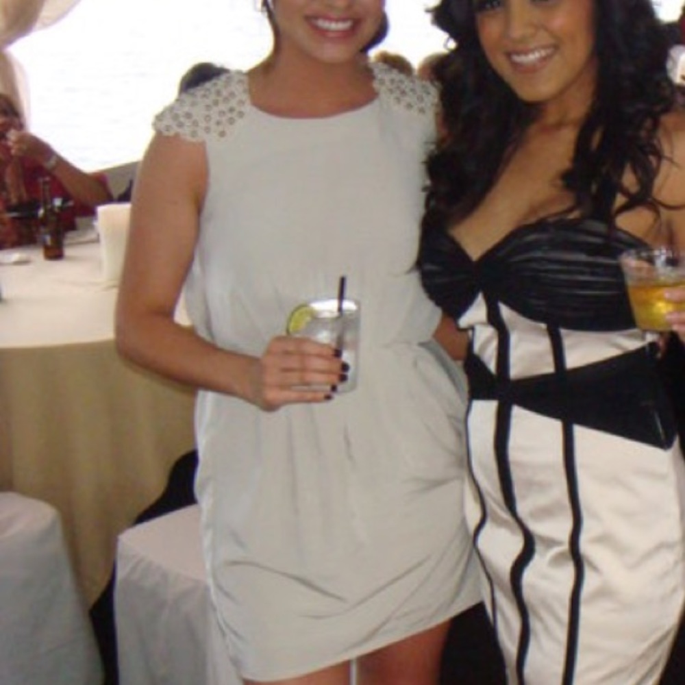 H&M nude short dress